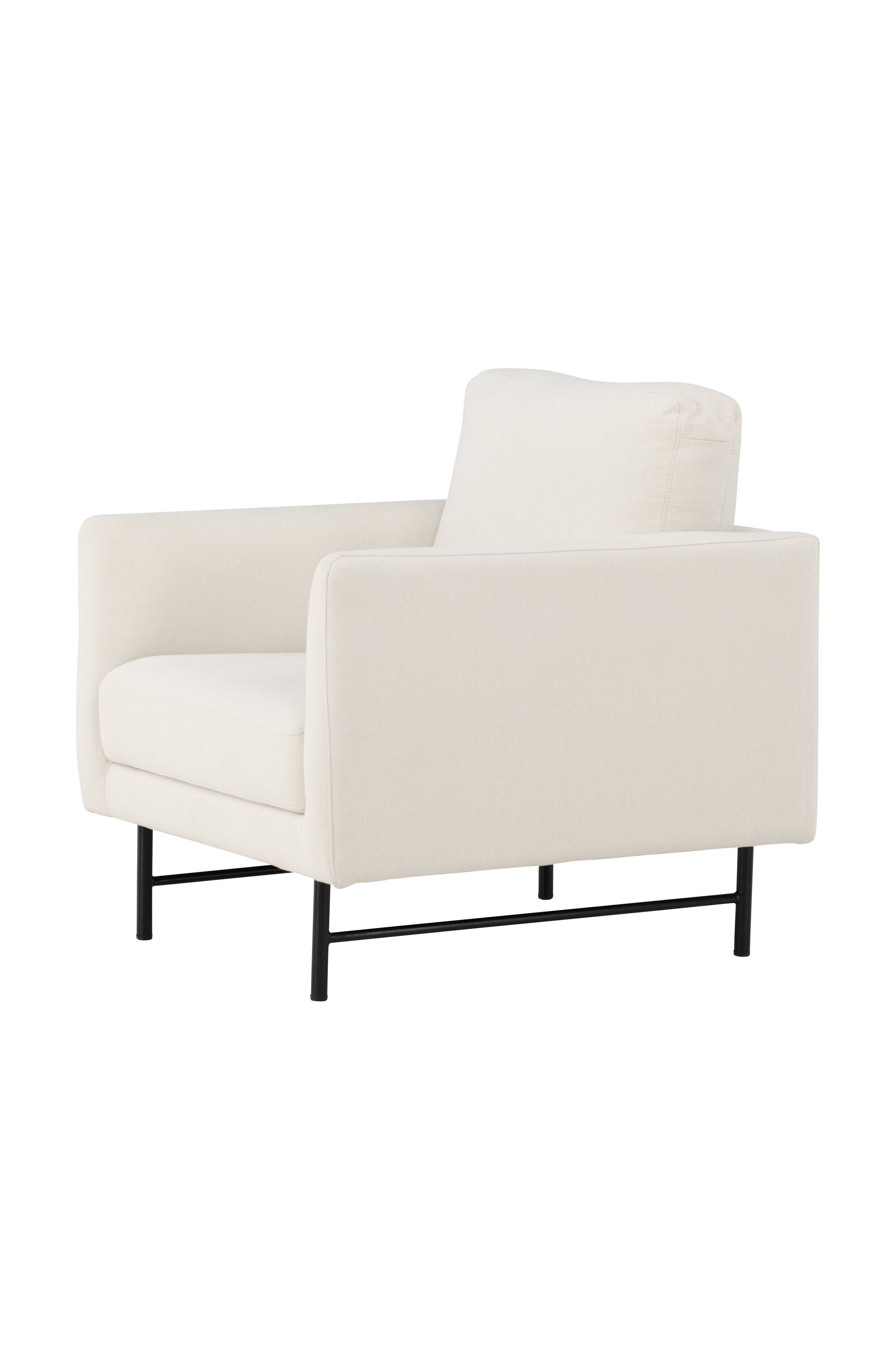 Sessel Sky in White präsentiert im Onlineshop von KAQTU Design AG. Sessel mit Armlehnen ist von Venture Home