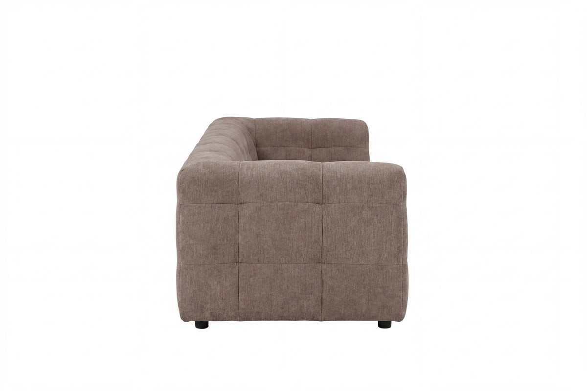Malou 3-Sitzer-Sofa in Braun präsentiert im Onlineshop von KAQTU Design AG. 3er Sofa ist von Venture Home