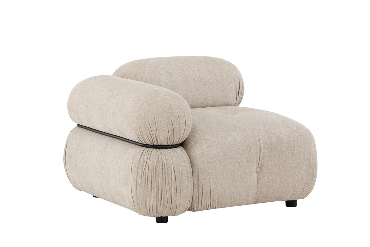 Mika modulares Sofa Links in Beige präsentiert im Onlineshop von KAQTU Design AG. Modulares Sofa ist von Venture Home