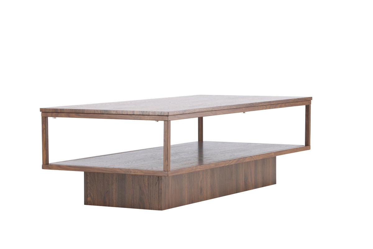 Maglehem Sofatisch in Walnuss präsentiert im Onlineshop von KAQTU Design AG. Beistelltisch ist von Venture Home