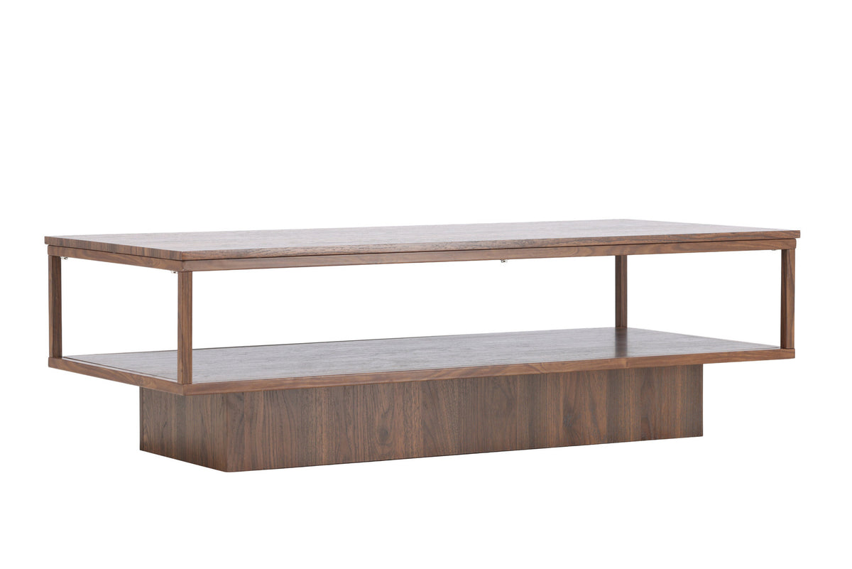 Maglehem Sofatisch in Walnuss präsentiert im Onlineshop von KAQTU Design AG. Beistelltisch ist von Venture Home