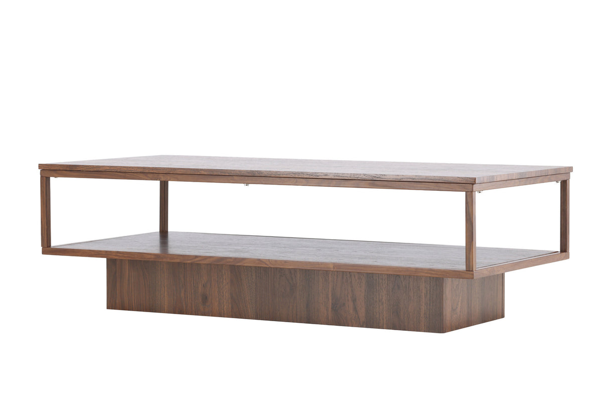 Maglehem Sofatisch in Walnuss präsentiert im Onlineshop von KAQTU Design AG. Beistelltisch ist von Venture Home