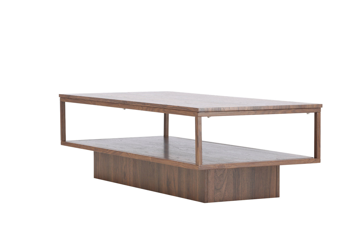 Maglehem Sofatisch in Walnuss präsentiert im Onlineshop von KAQTU Design AG. Beistelltisch ist von Venture Home