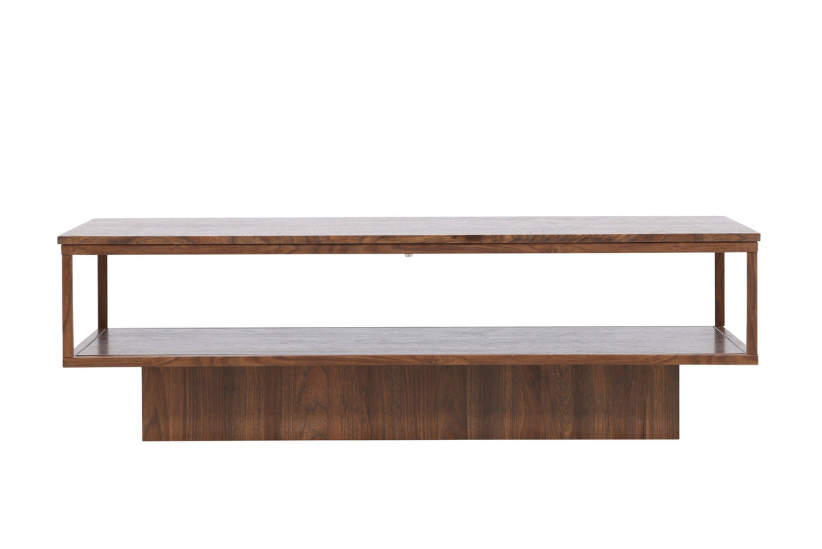 Maglehem Sofatisch in Walnuss präsentiert im Onlineshop von KAQTU Design AG. Beistelltisch ist von Venture Home