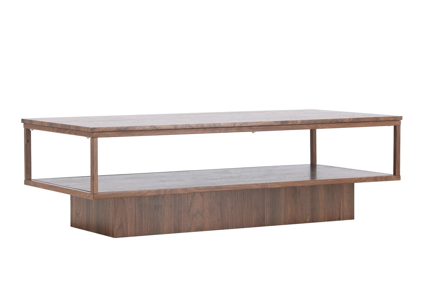 Maglehem Sofatisch in Walnuss präsentiert im Onlineshop von KAQTU Design AG. Beistelltisch ist von Venture Home