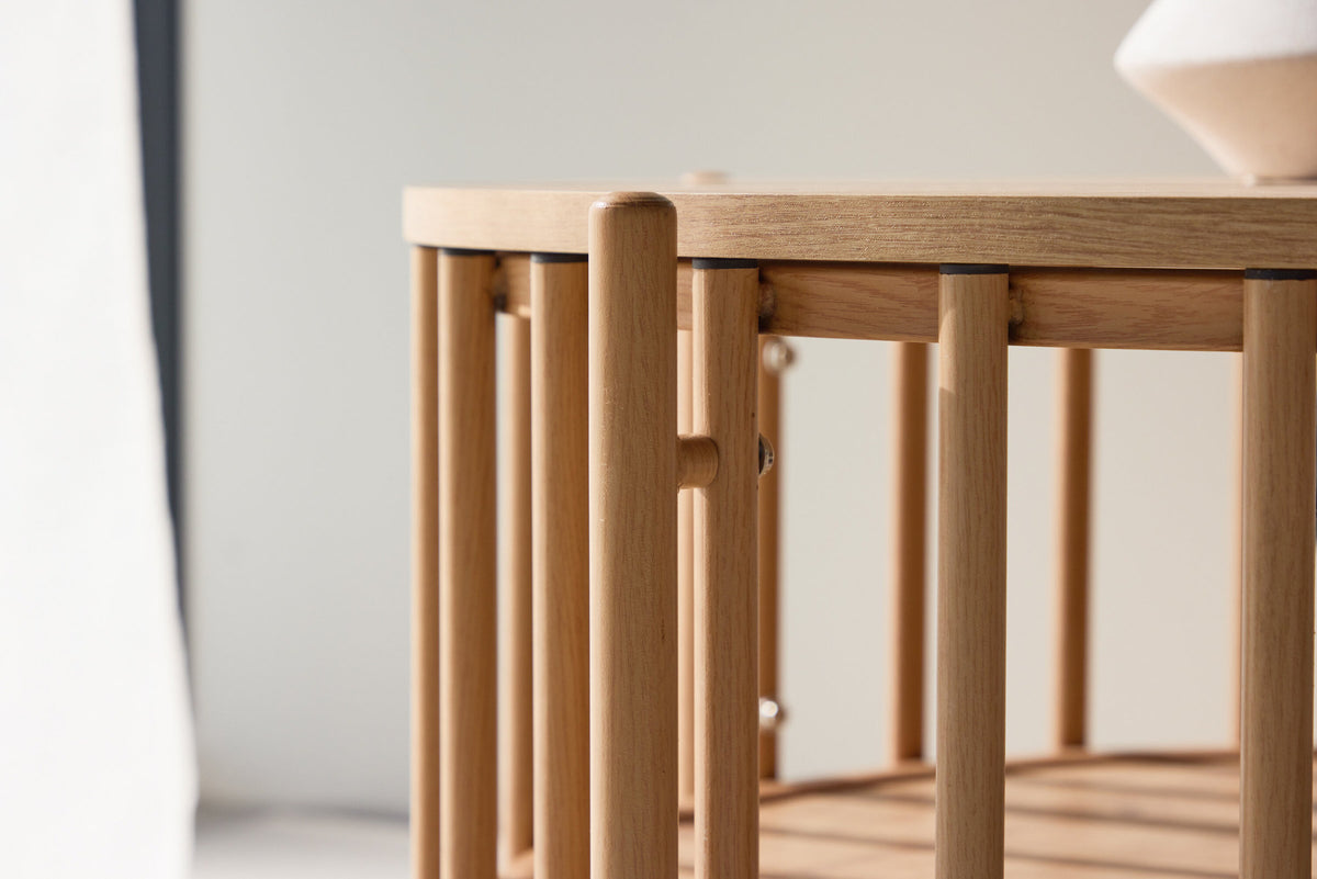 Rubbo Sofatisch in Natur präsentiert im Onlineshop von KAQTU Design AG. Beistelltisch ist von Venture Home