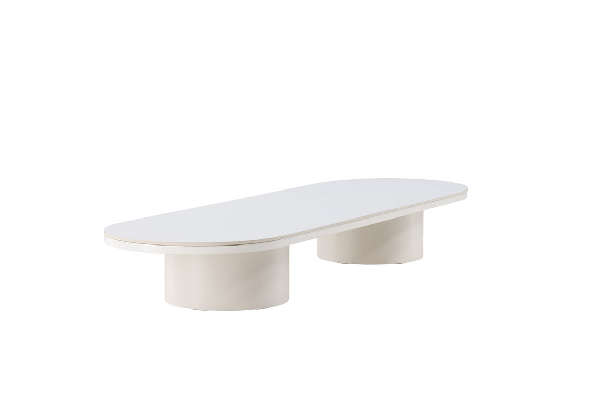 Narvik Sofatisch in Beige präsentiert im Onlineshop von KAQTU Design AG. Beistelltisch ist von Venture Home