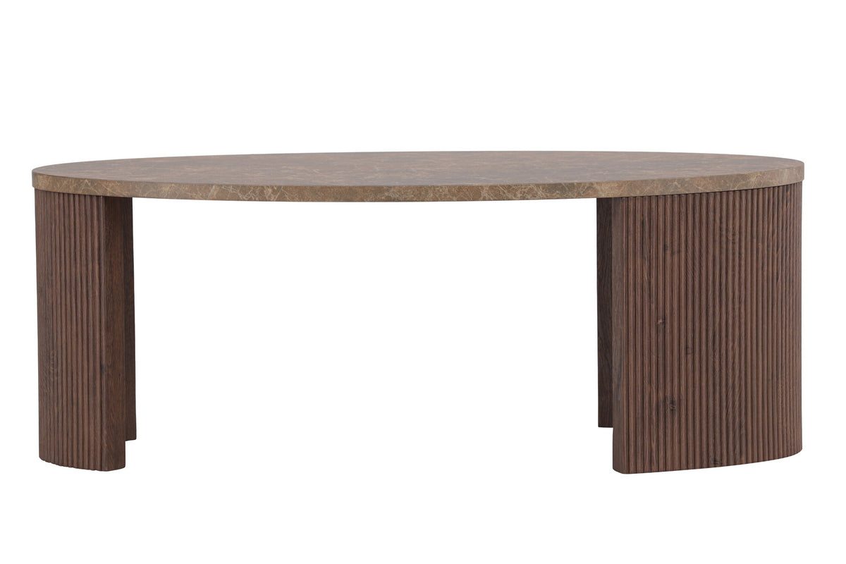 Bristol Sofa Tisch 120x60 in Mokka präsentiert im Onlineshop von KAQTU Design AG. Beistelltisch ist von Venture Home