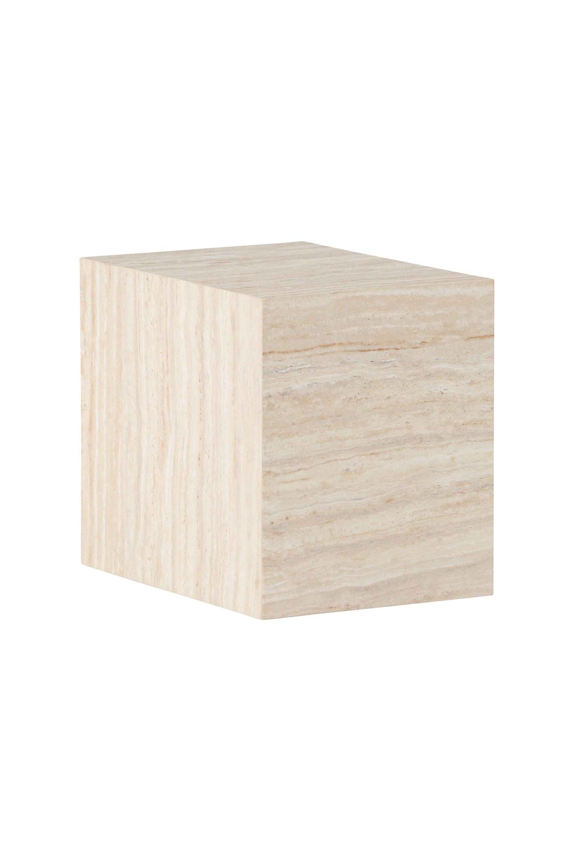 Eleganter York Beistelltisch von Venture Home, gefertigt aus robustem MDF in edler Travertin-Optik. Vielseitig einsetzbar und stilvoll.