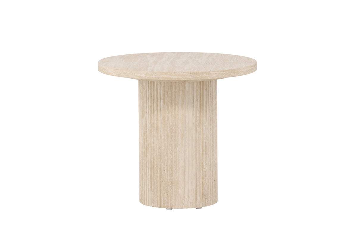 Härön Sofatisch ø50 in Beige präsentiert im Onlineshop von KAQTU Design AG. Beistelltisch ist von Venture Home