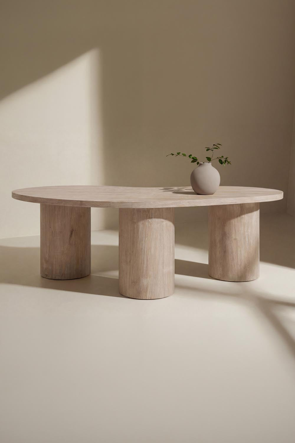 Megg Sofatische in Natur präsentiert im Onlineshop von KAQTU Design AG. Beistelltisch ist von Venture Home