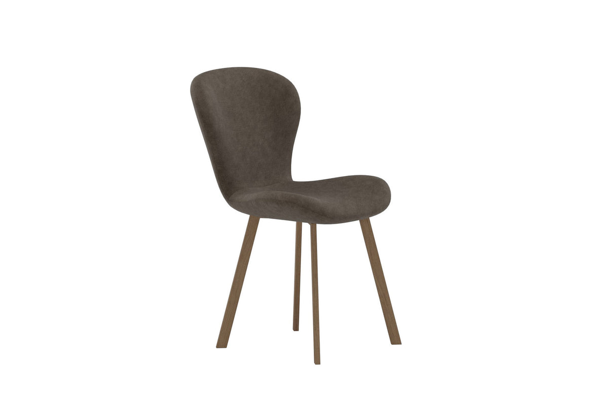 Lilja Esszimmerstuhl in Braun präsentiert im Onlineshop von KAQTU Design AG. Stuhl ist von Venture Home