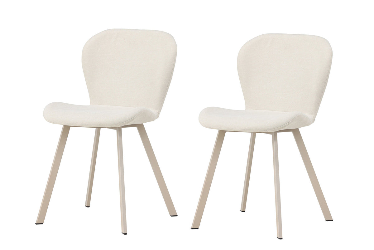 Lilja Esszimmerstuhl in Beige präsentiert im Onlineshop von KAQTU Design AG. Stuhl ist von Venture Home