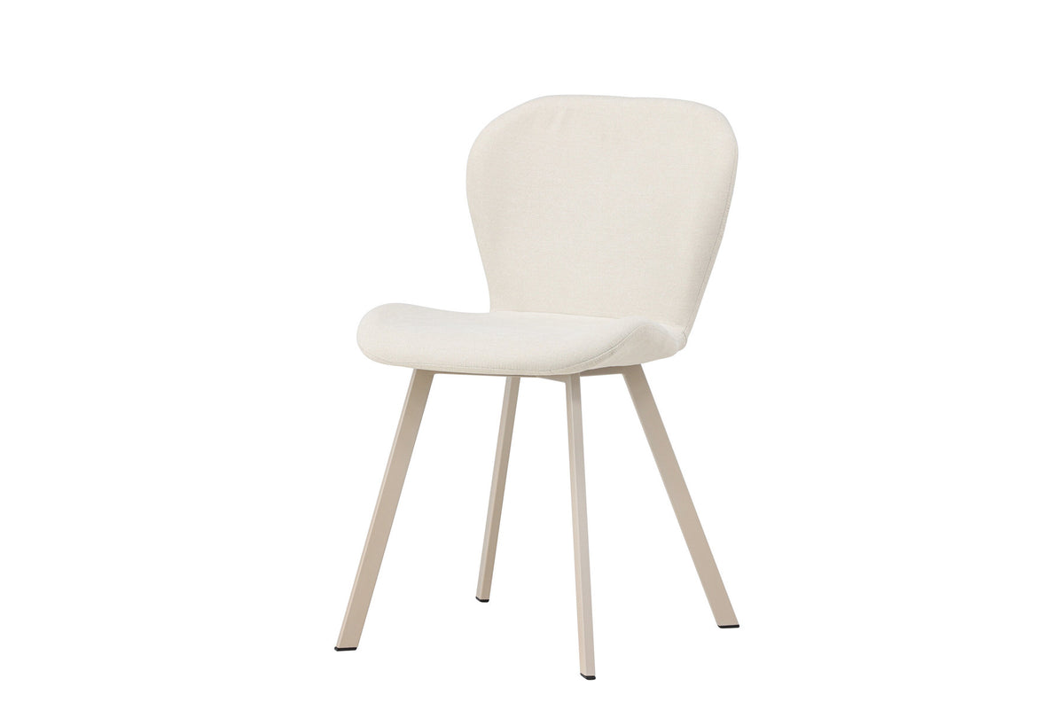 Lilja Esszimmerstuhl in Beige präsentiert im Onlineshop von KAQTU Design AG. Stuhl ist von Venture Home