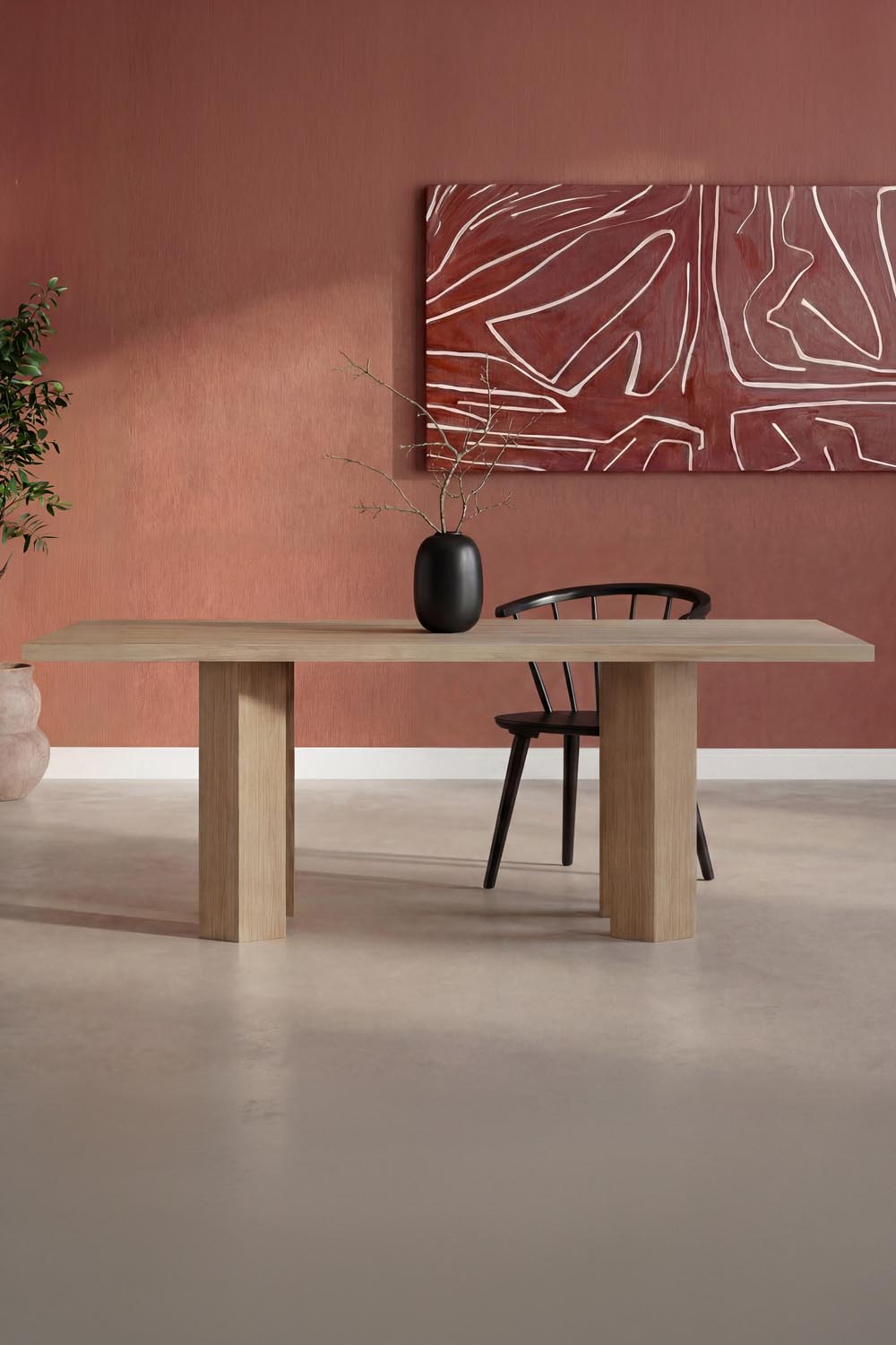 Lillehammer Rechteckiger Esstisch in Natur präsentiert im Onlineshop von KAQTU Design AG. Gartentisch ist von Venture Home