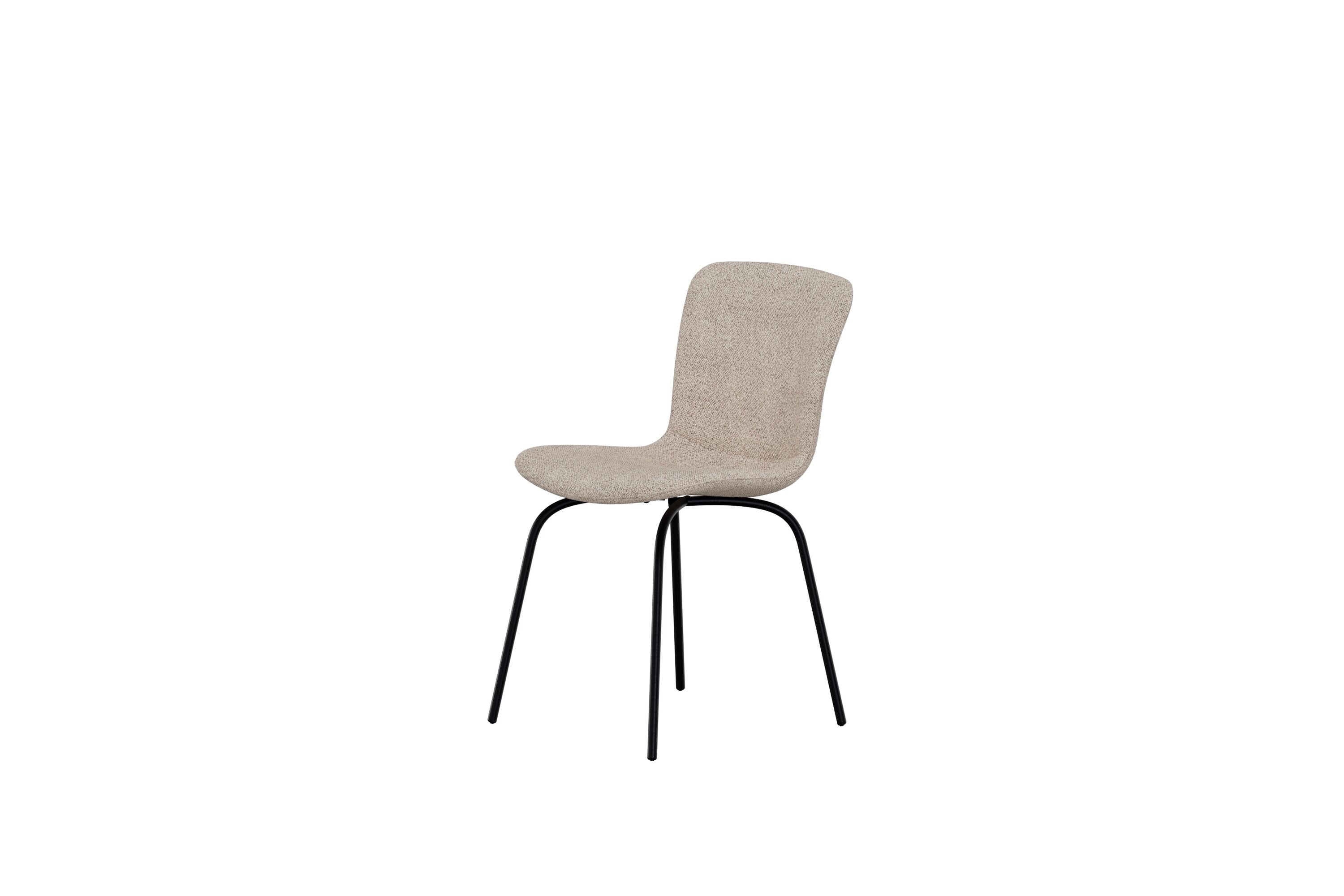 Eleganter Linus Esszimmerstuhl in sanftem Beige, ideal für stilvolle Essbereiche, erhältlich bei Venture Home.