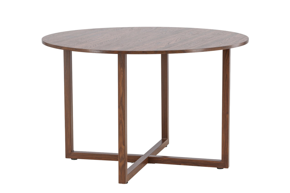 Durango Esstisch rund in Walnuss präsentiert im Onlineshop von KAQTU Design AG. Esstisch ist von Venture Home