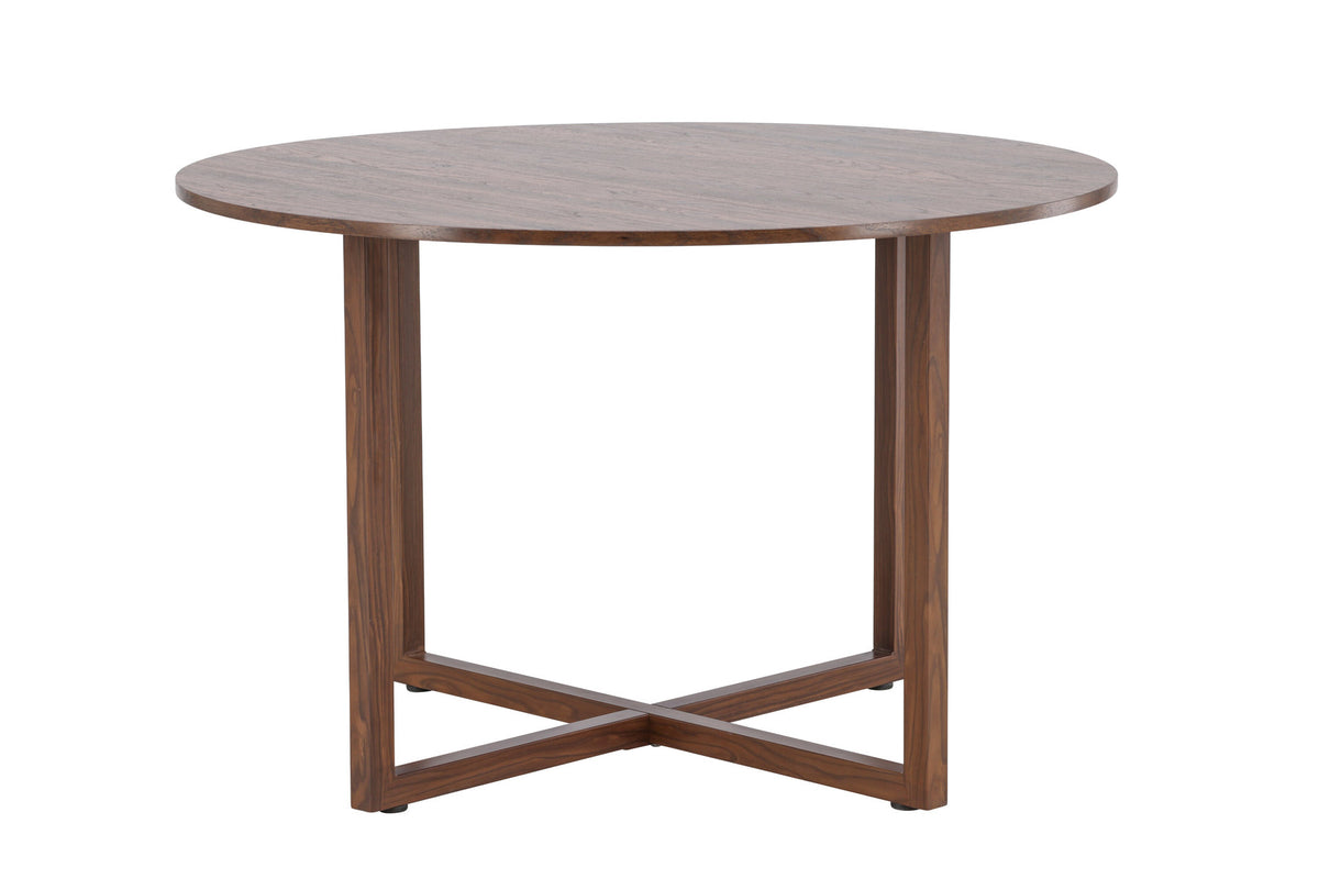 Durango Esstisch rund in Walnuss präsentiert im Onlineshop von KAQTU Design AG. Esstisch ist von Venture Home