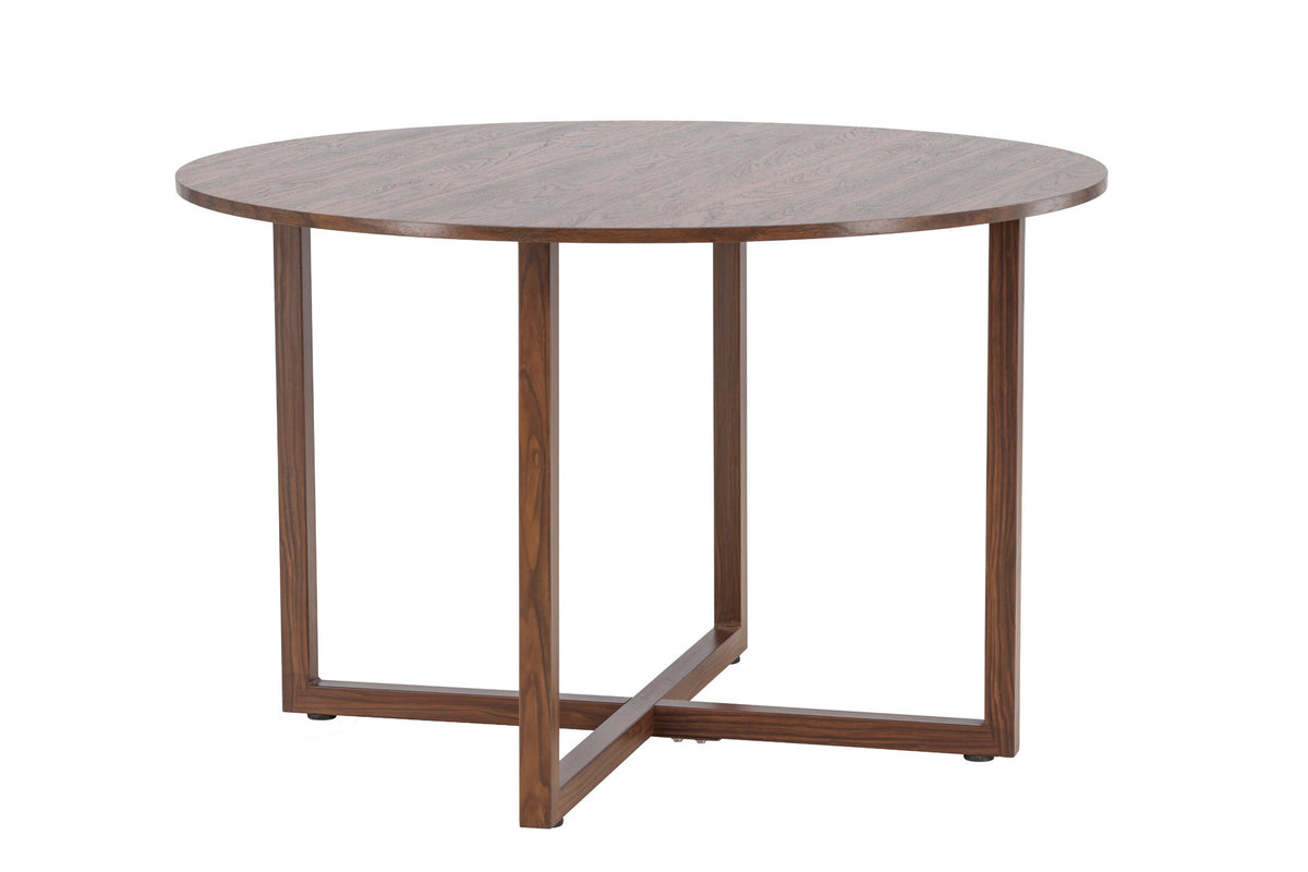 Durango Esstisch rund in Walnuss präsentiert im Onlineshop von KAQTU Design AG. Esstisch ist von Venture Home