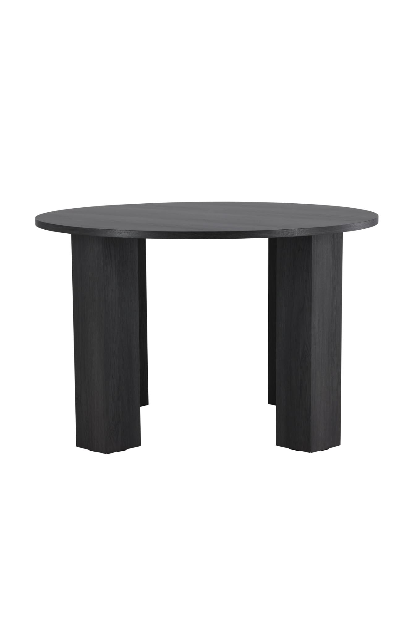 Juno Runder Esstisch in Schwarz präsentiert im Onlineshop von KAQTU Design AG. Esstisch ist von Venture Home