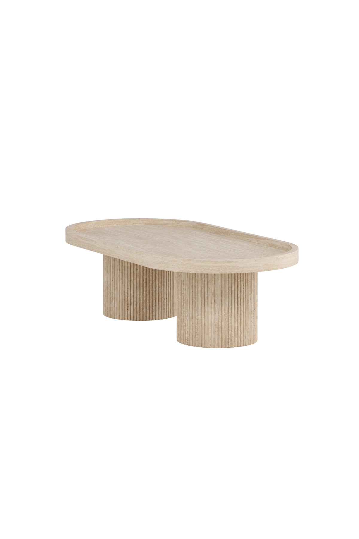 Krille Sofatisch in Beige präsentiert im Onlineshop von KAQTU Design AG. Beistelltisch ist von Venture Home