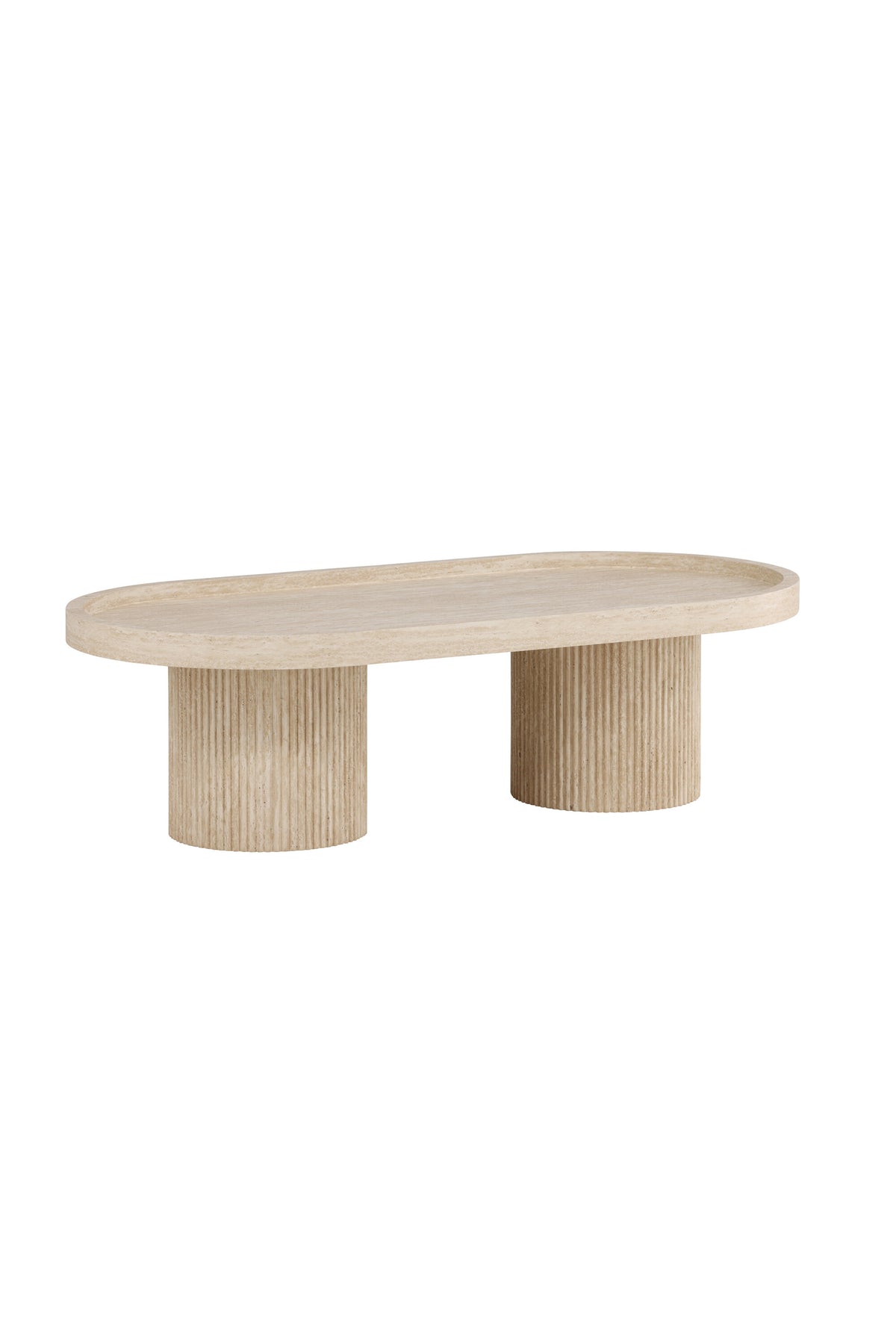 Krille Sofatisch in Beige präsentiert im Onlineshop von KAQTU Design AG. Beistelltisch ist von Venture Home