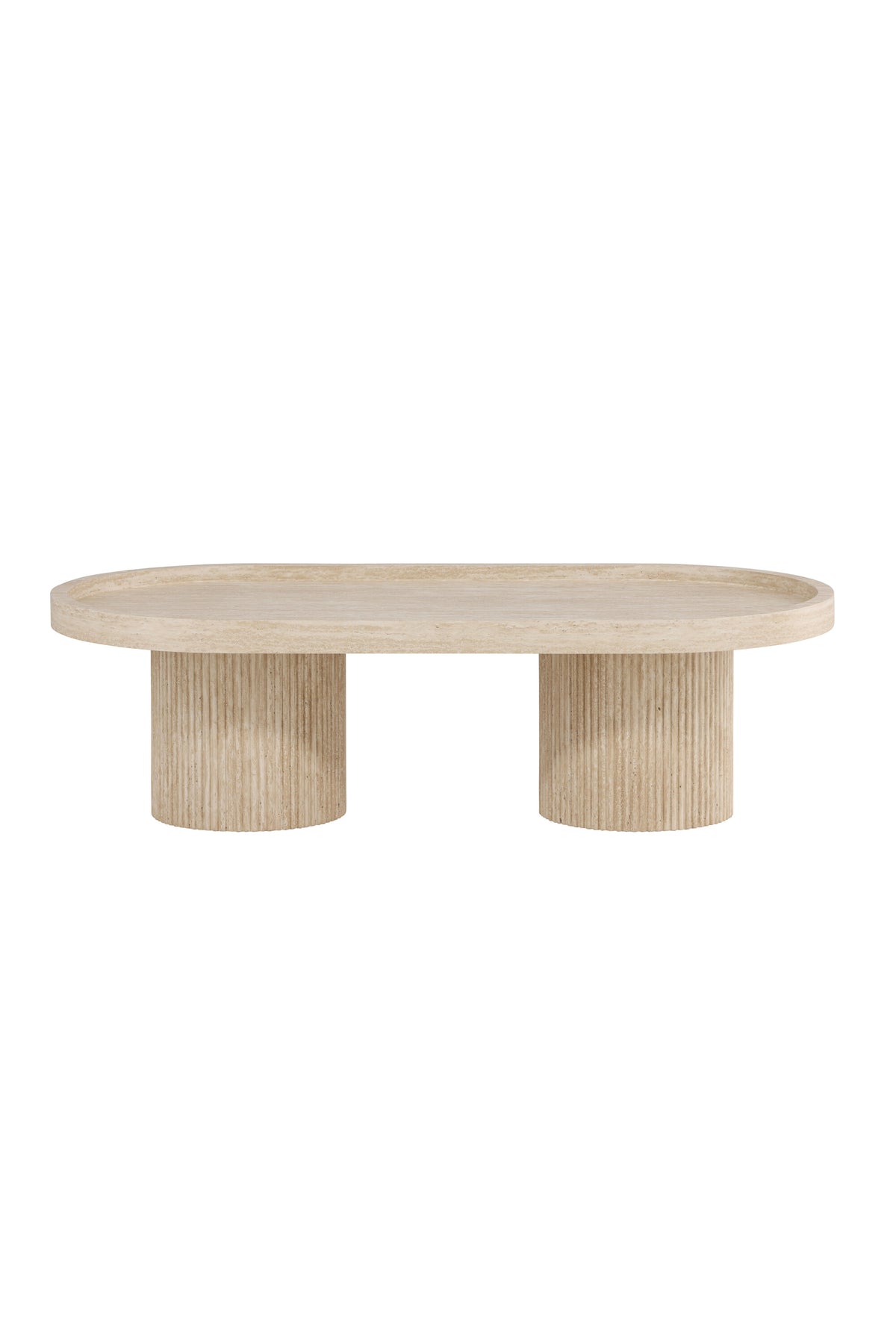 Krille Sofatisch in Beige präsentiert im Onlineshop von KAQTU Design AG. Beistelltisch ist von Venture Home