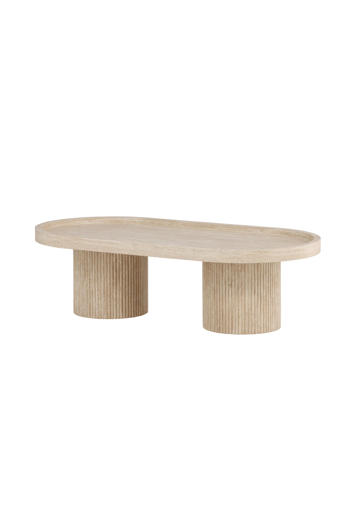Krille Sofatisch in Beige präsentiert im Onlineshop von KAQTU Design AG. Beistelltisch ist von Venture Home