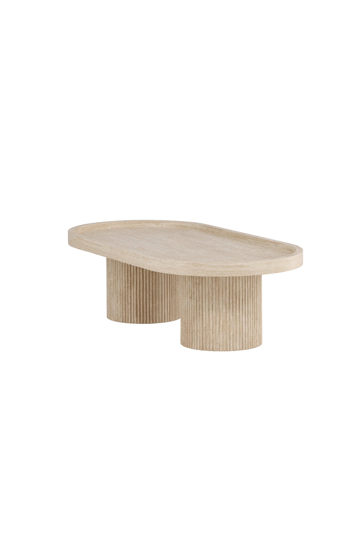 Krille Sofatisch in Beige präsentiert im Onlineshop von KAQTU Design AG. Beistelltisch ist von Venture Home
