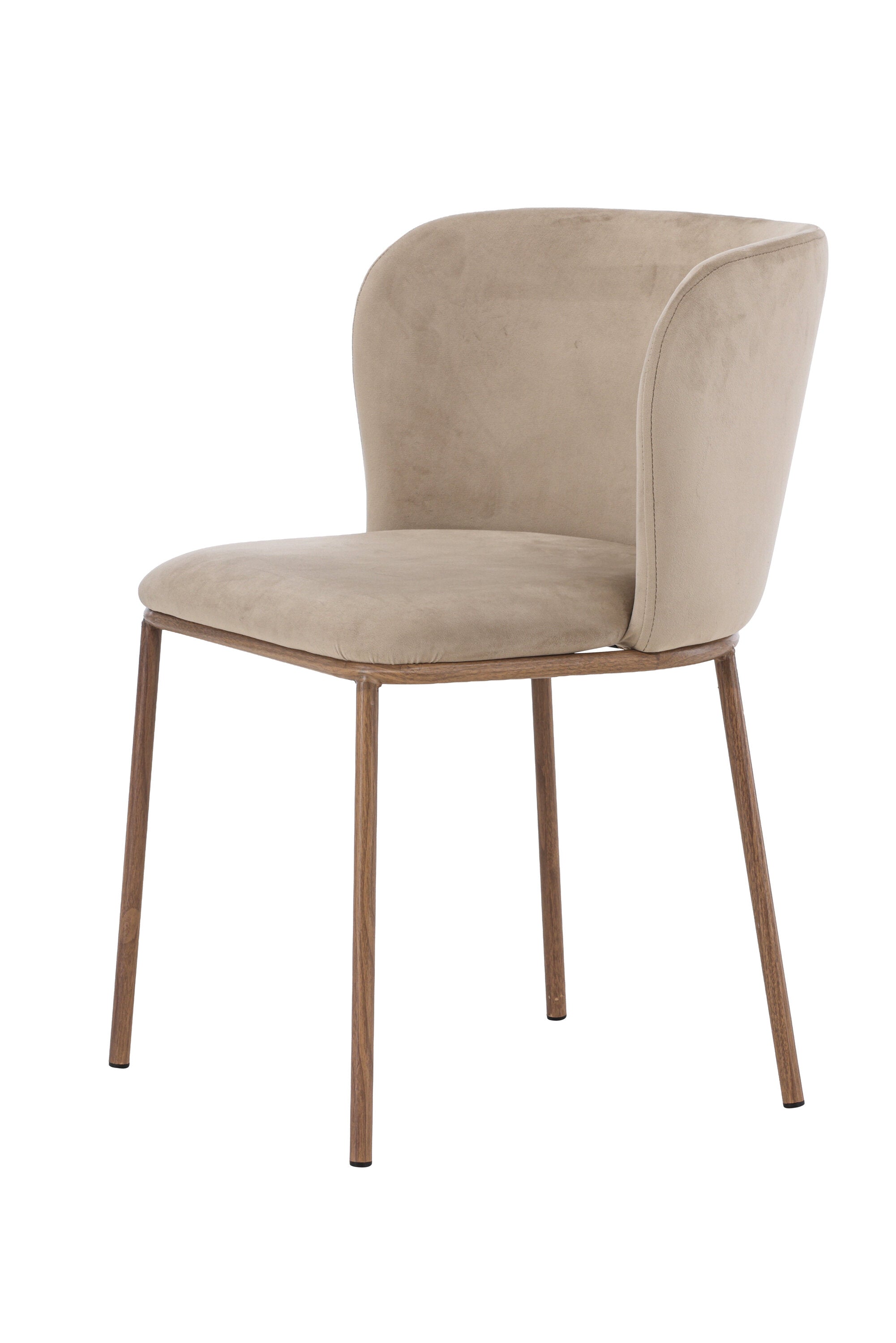 Edina Esszimmerstuhl in Beige präsentiert im Onlineshop von KAQTU Design AG. Stuhl ist von Venture Home