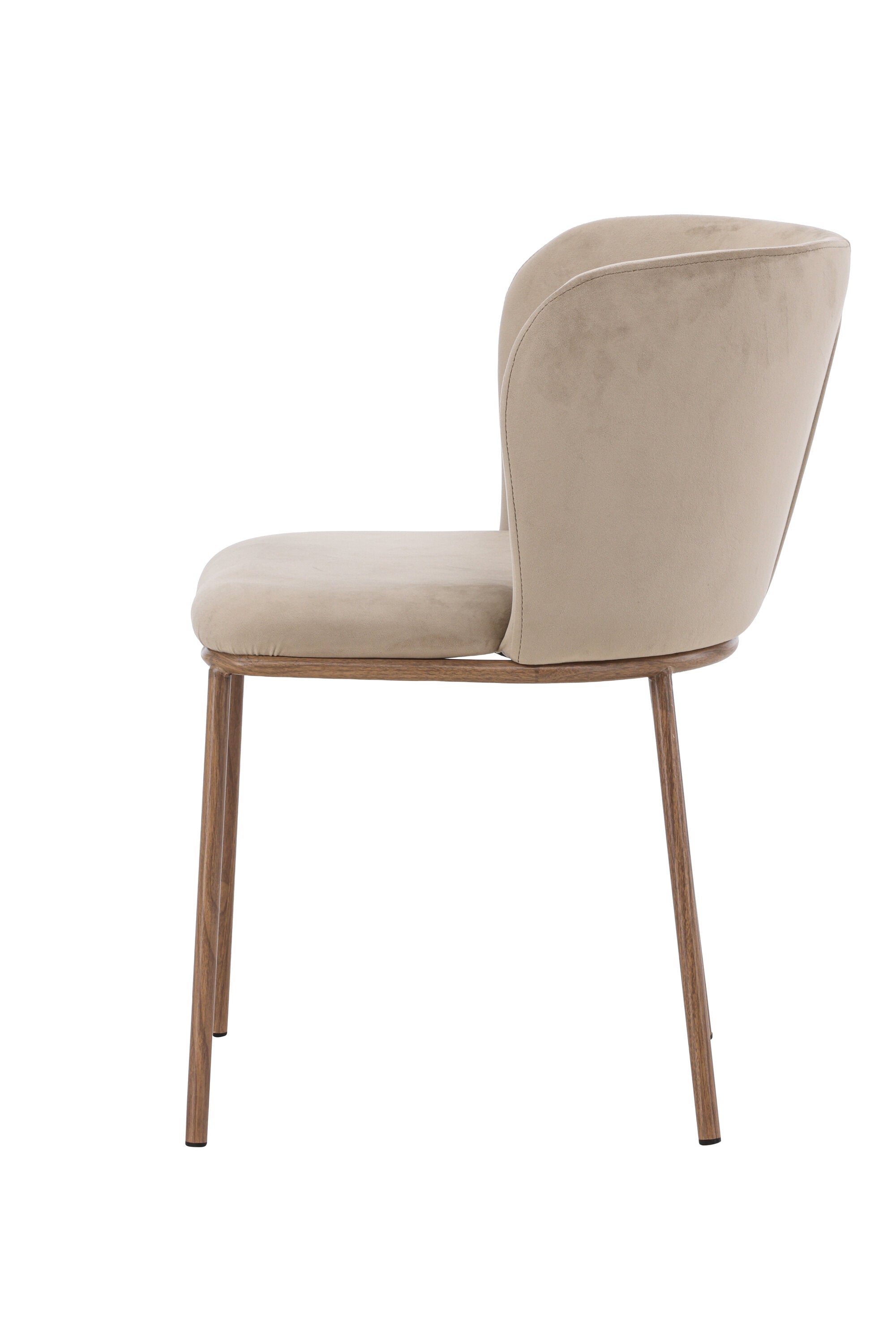 Edina Esszimmerstuhl in Beige präsentiert im Onlineshop von KAQTU Design AG. Stuhl ist von Venture Home
