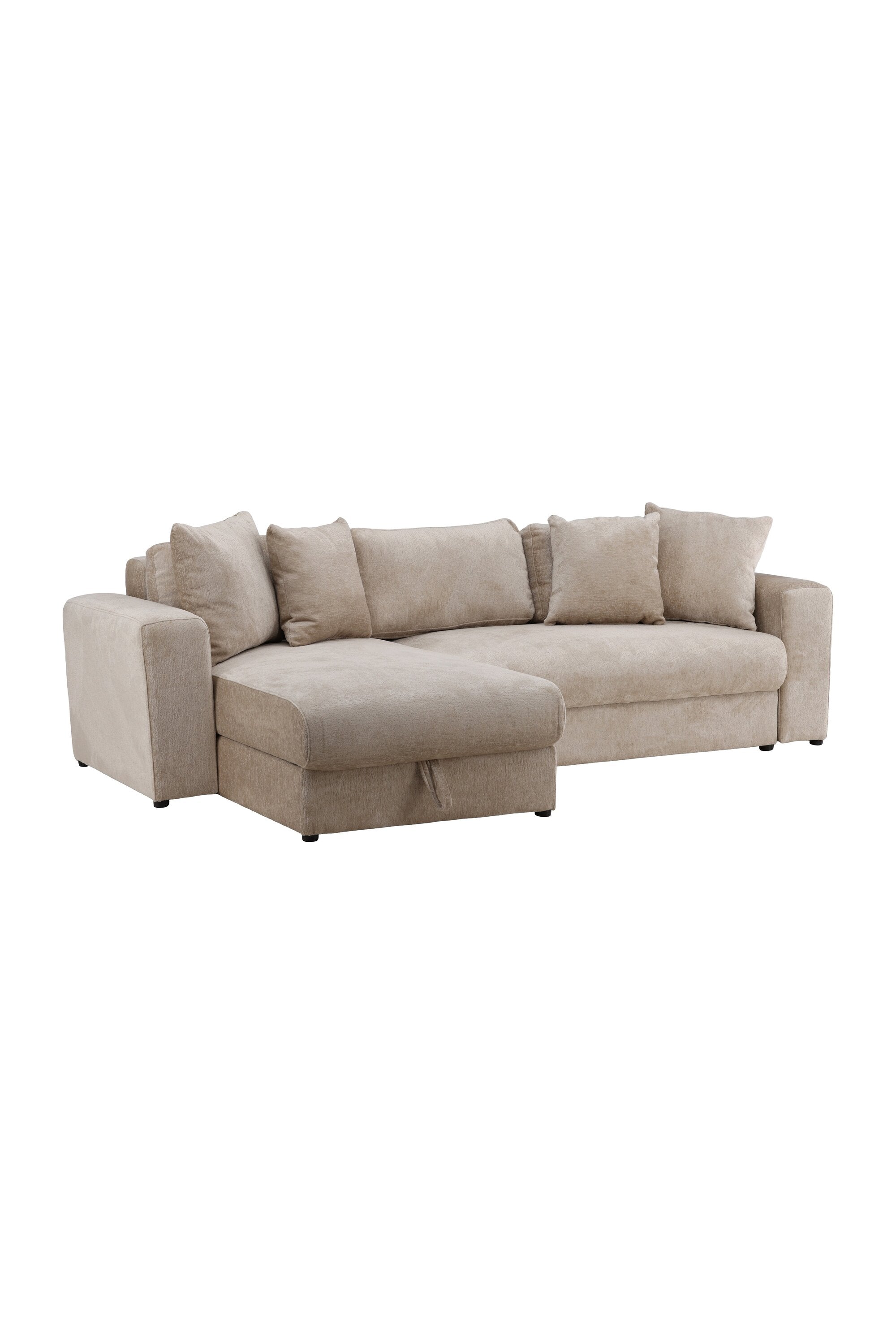 Bellman verstellbares Bett in Beige präsentiert im Onlineshop von KAQTU Design AG. L-Sofa rechts ist von Venture Home