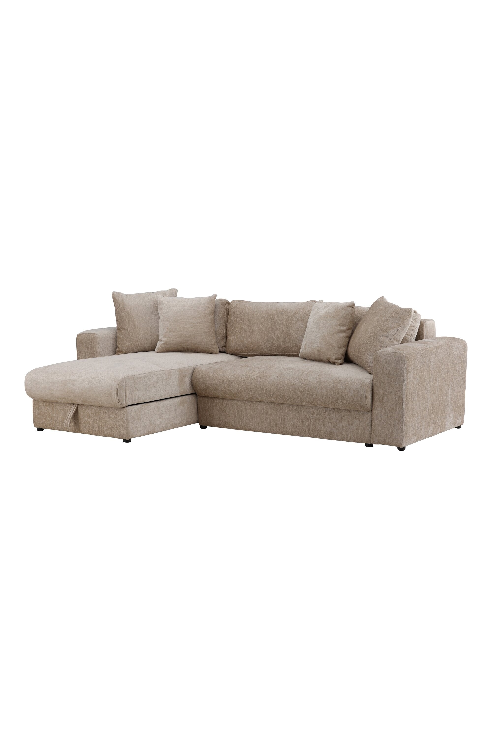 Bellman verstellbares Bett in Beige präsentiert im Onlineshop von KAQTU Design AG. L-Sofa rechts ist von Venture Home