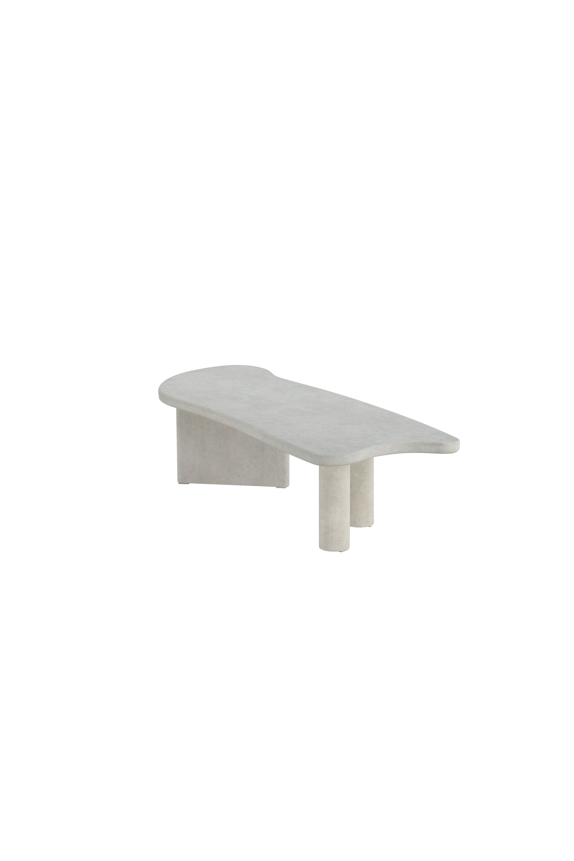 Polle Sofatisch in Hellgrau präsentiert im Onlineshop von KAQTU Design AG. Beistelltisch ist von Venture Home