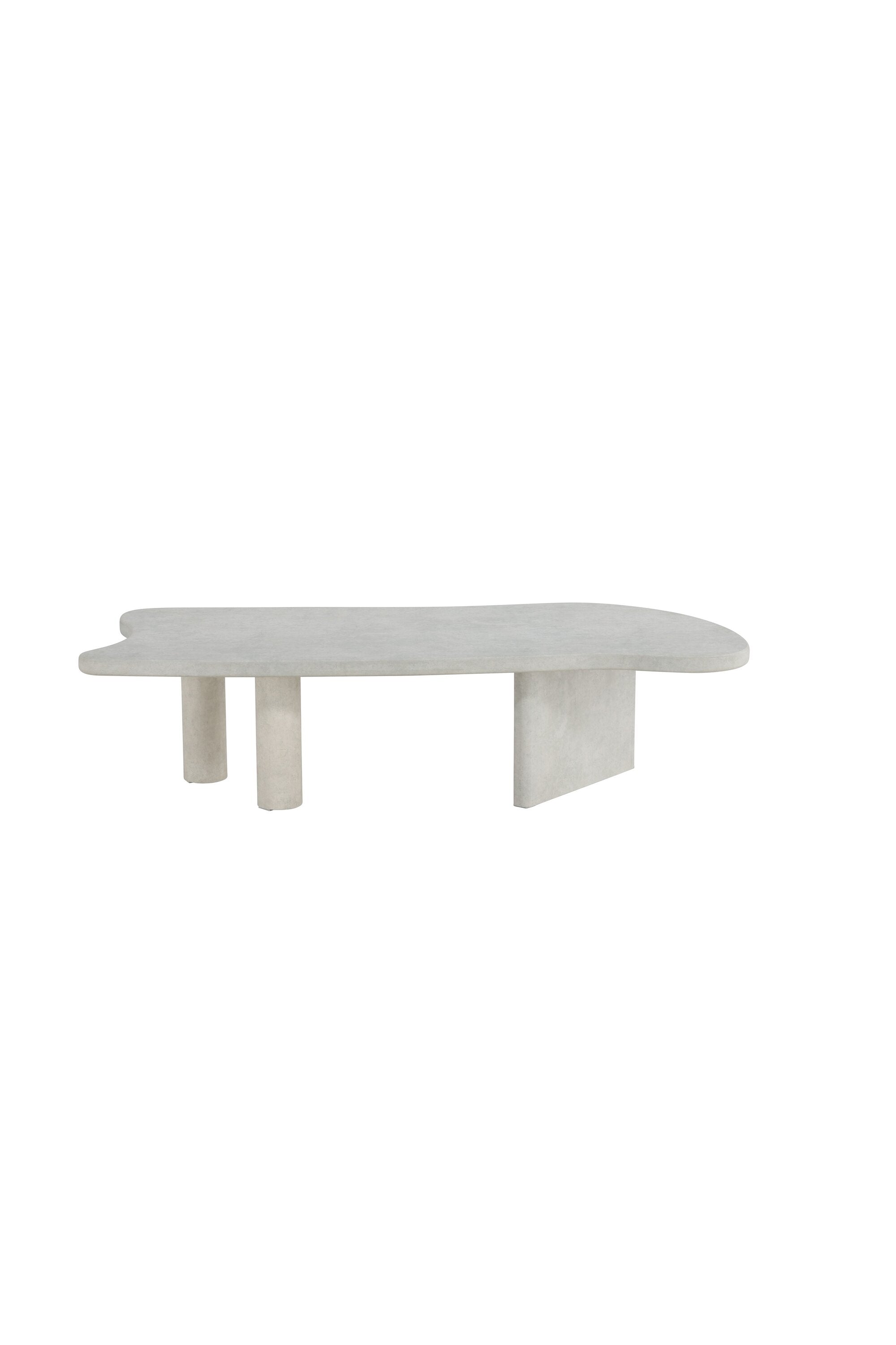 Polle Sofatisch in Hellgrau präsentiert im Onlineshop von KAQTU Design AG. Beistelltisch ist von Venture Home