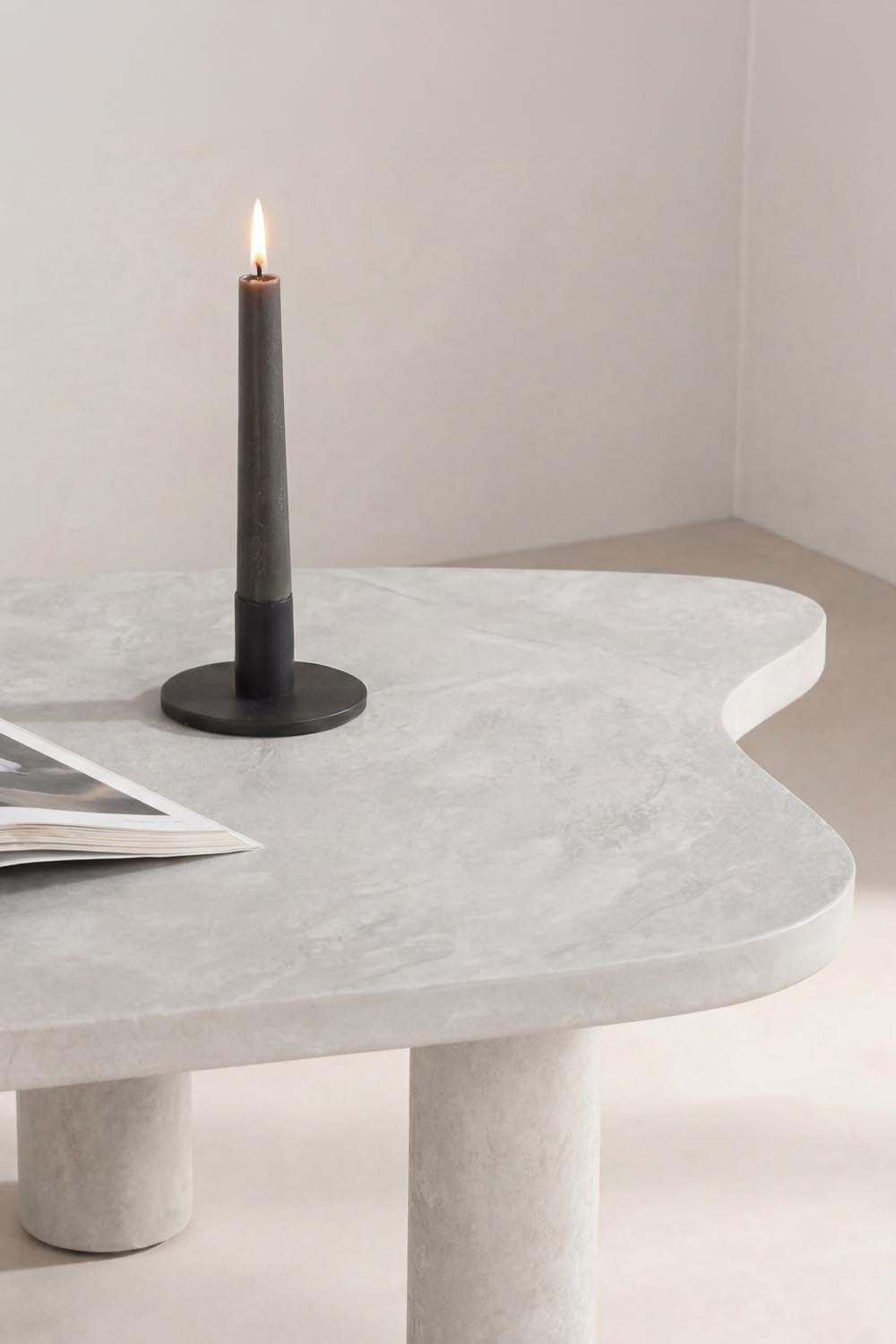 Polle Sofatisch in Hellgrau präsentiert im Onlineshop von KAQTU Design AG. Beistelltisch ist von Venture Home