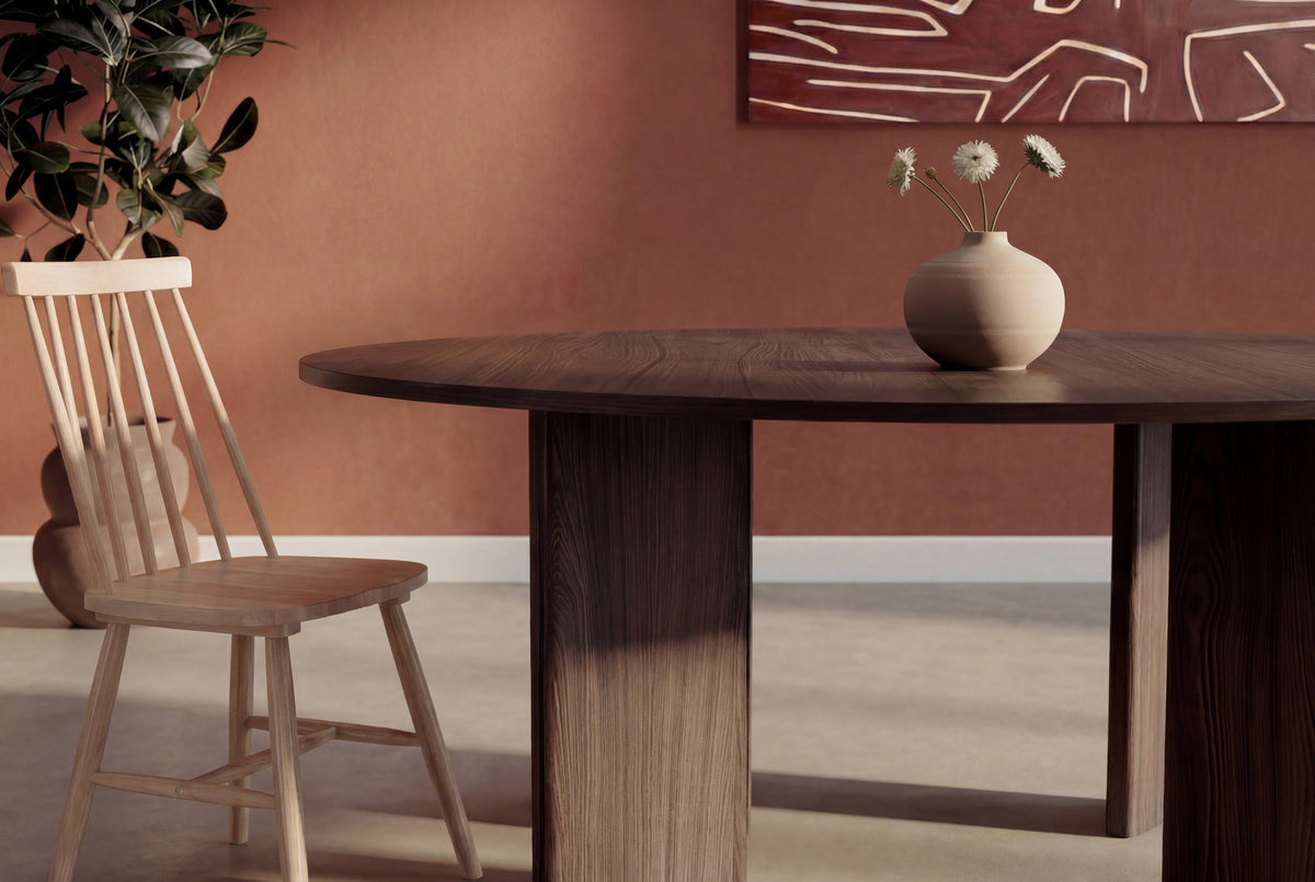 Graos Runder Esstisch in Mokka präsentiert im Onlineshop von KAQTU Design AG. Esstisch ist von Venture Home