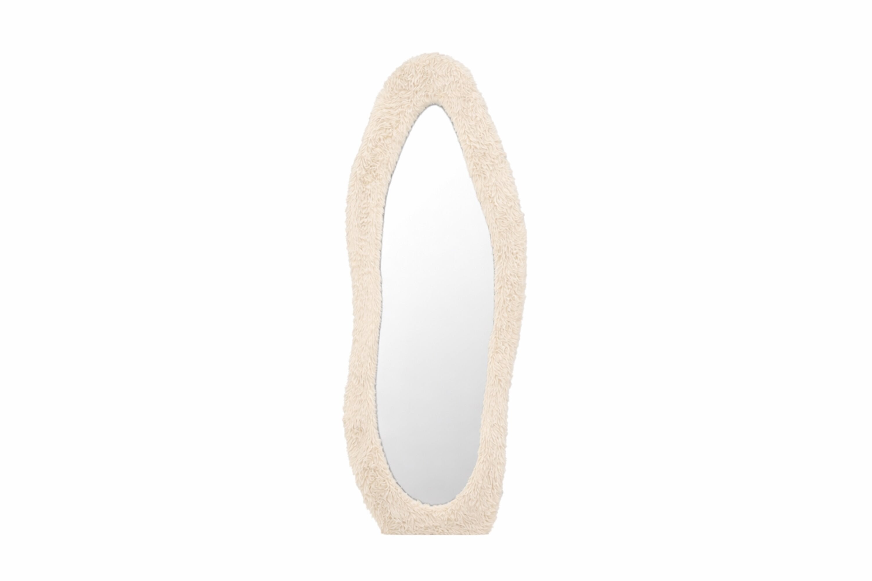 Eleganter großer Wandspiegel Mirza in sanftem Beige, ideal für stilvolle Wohnräume. Hochwertige Verarbeitung von Venture Home.
