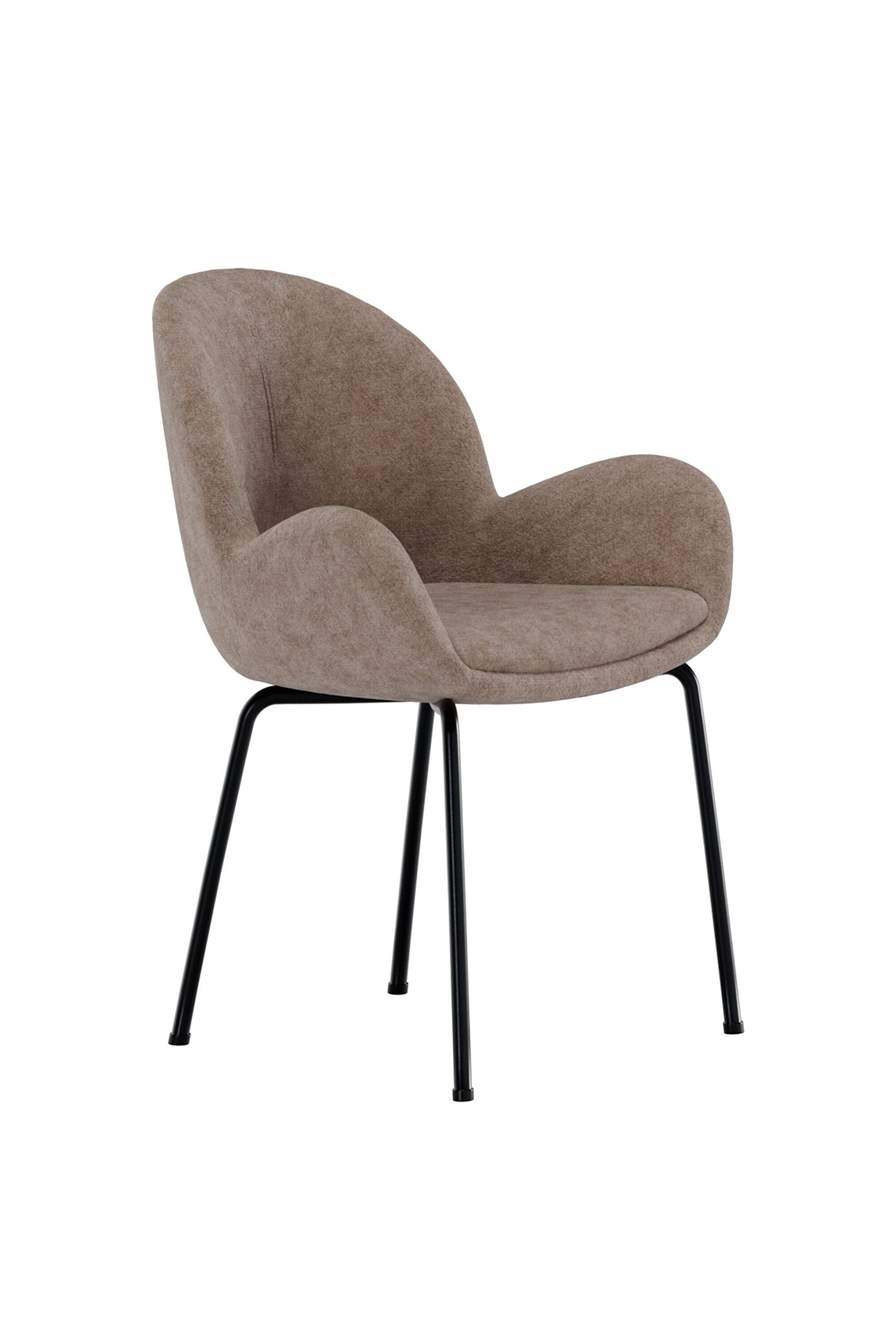 Florensa Esszimmerstuhl in Braun präsentiert im Onlineshop von KAQTU Design AG. Gartenstuhl mit Armlehnen ist von Venture Home