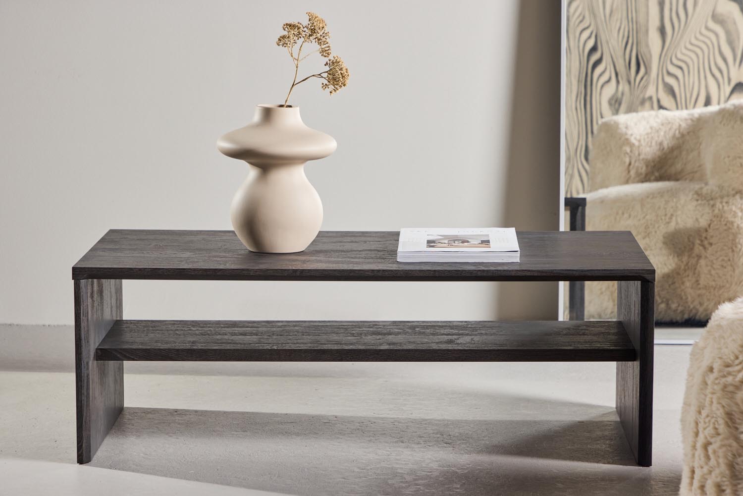 Telemarket Sofatisch in Schwarz präsentiert im Onlineshop von KAQTU Design AG. Beistelltisch ist von Venture Home