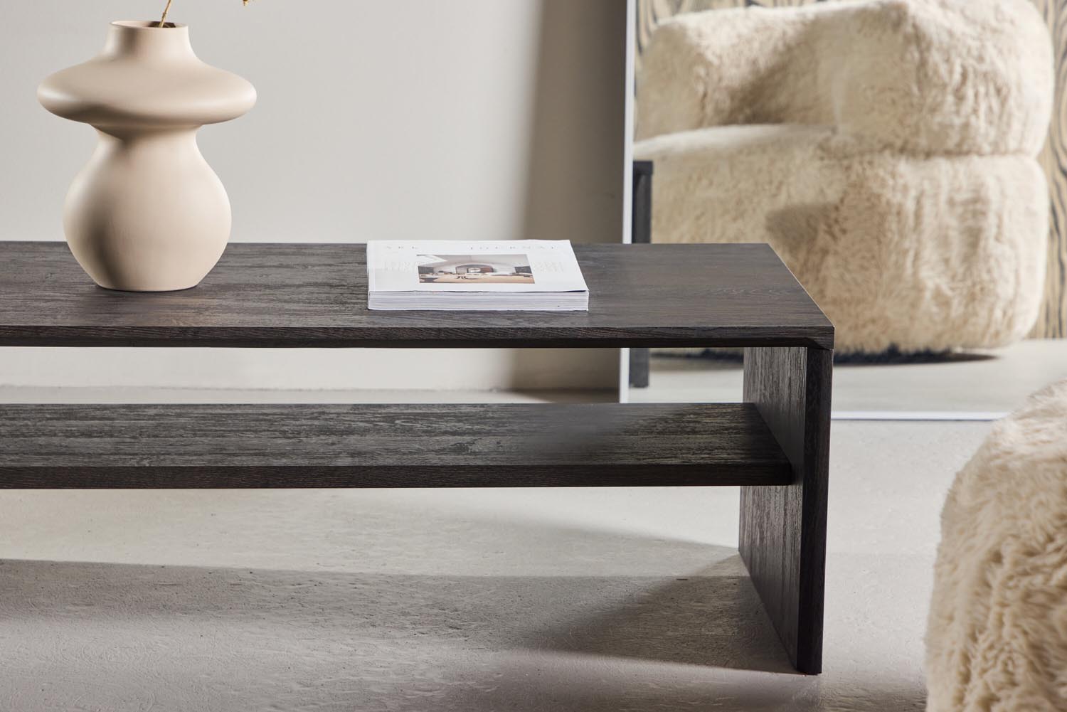 Telemarket Sofatisch in Schwarz präsentiert im Onlineshop von KAQTU Design AG. Beistelltisch ist von Venture Home