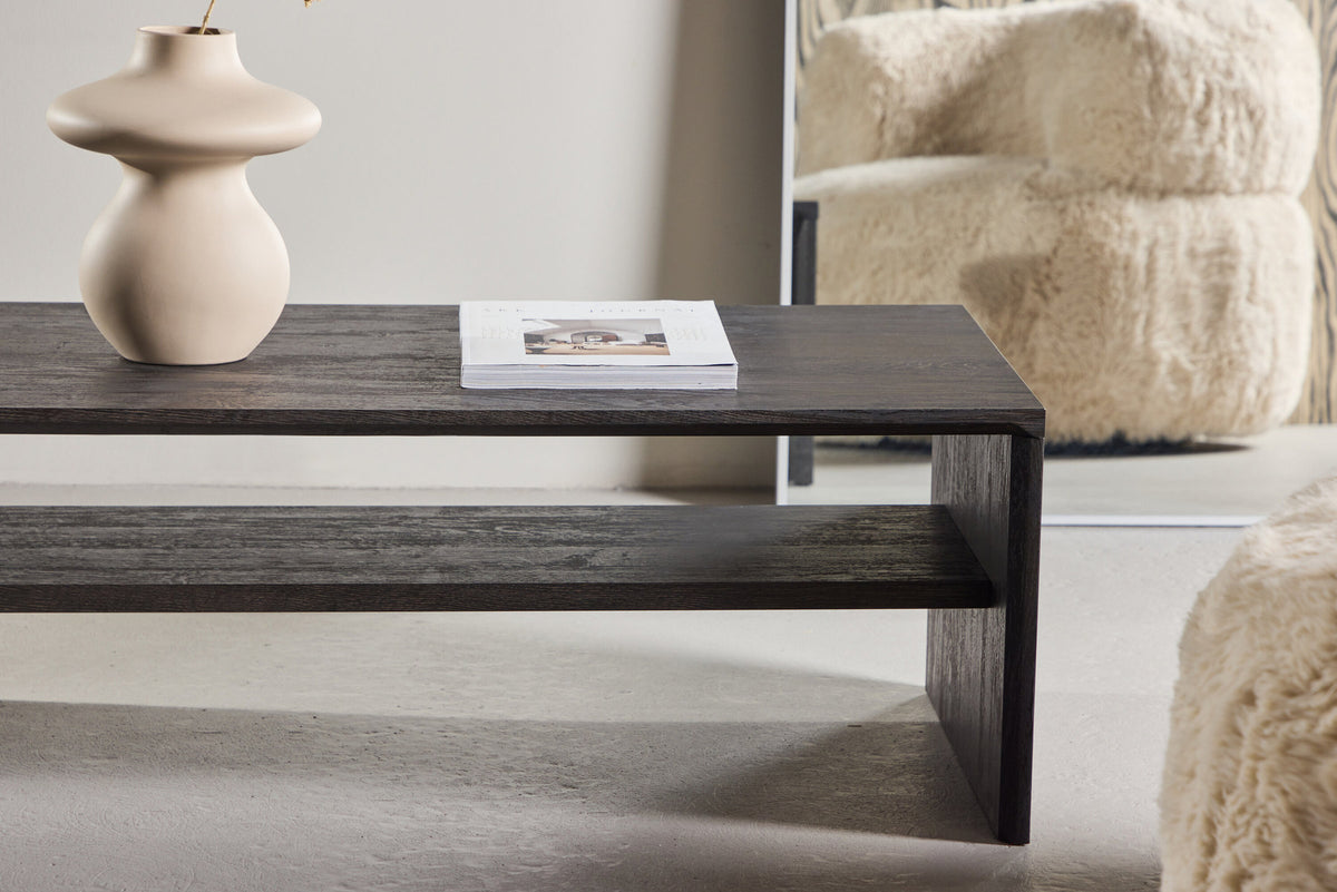Telemarket Sofatisch in Schwarz präsentiert im Onlineshop von KAQTU Design AG. Beistelltisch ist von Venture Home
