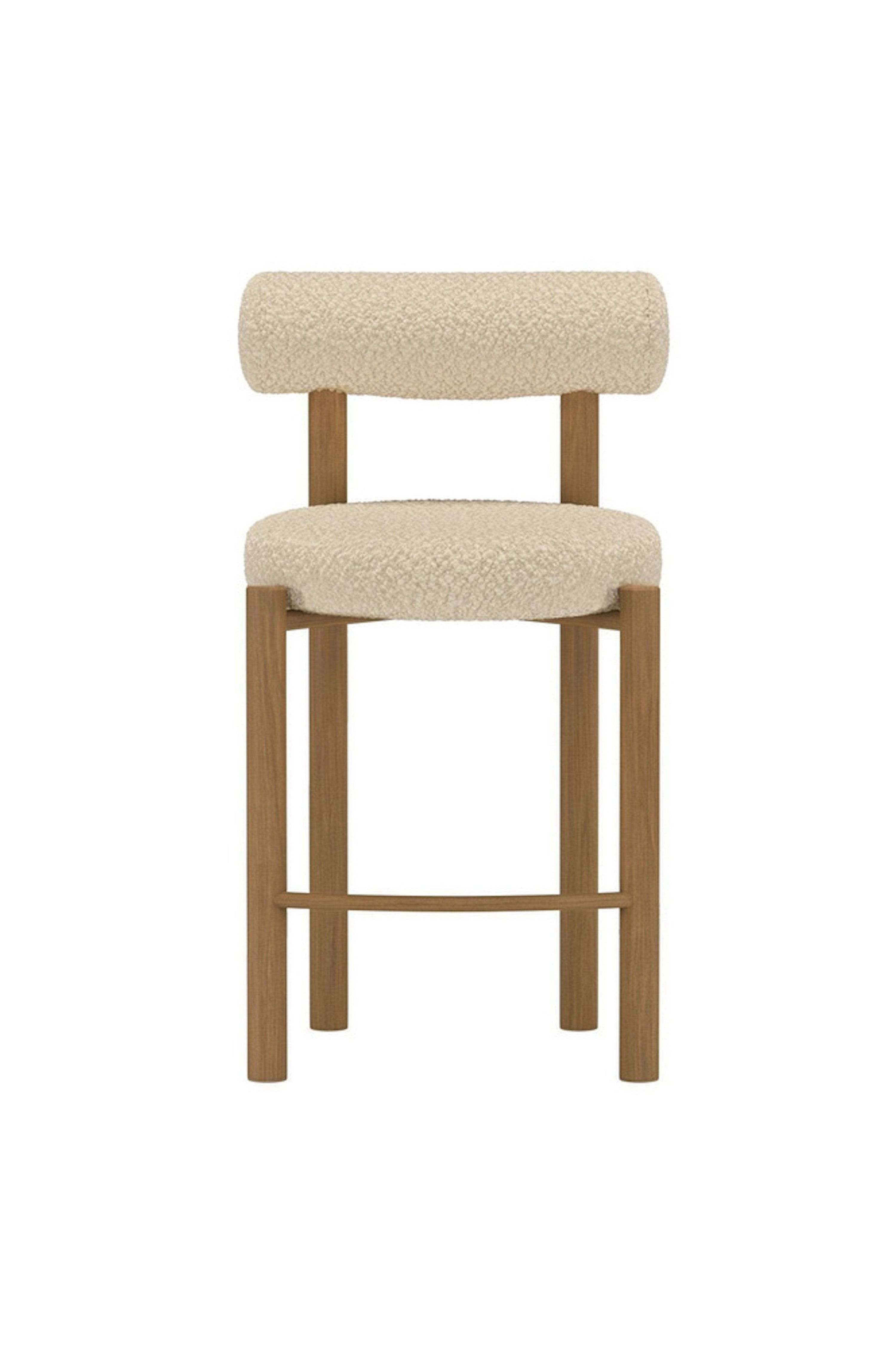 TIllo Barhocker in Weiss präsentiert im Onlineshop von KAQTU Design AG. Barstuhl ist von Venture Home