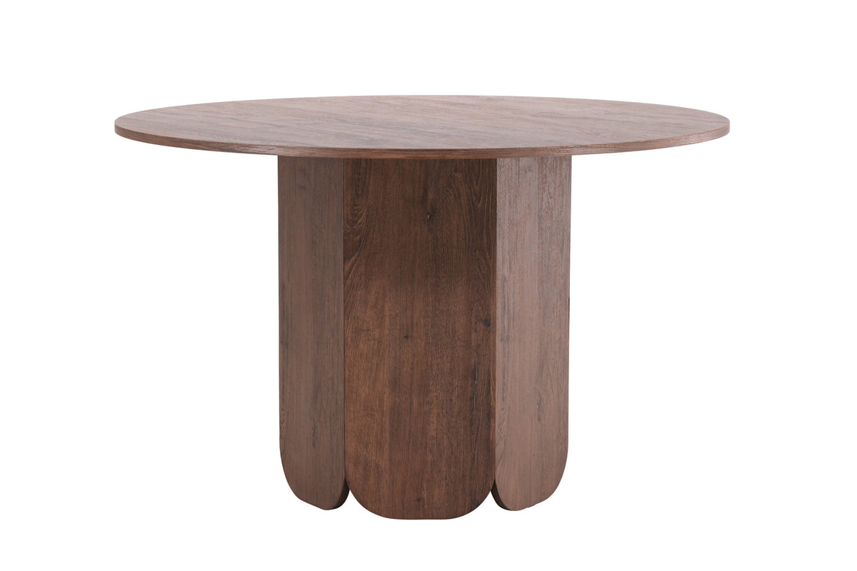 Tekla Esstisch rund in Mokka präsentiert im Onlineshop von KAQTU Design AG. Esstisch ist von Venture Home