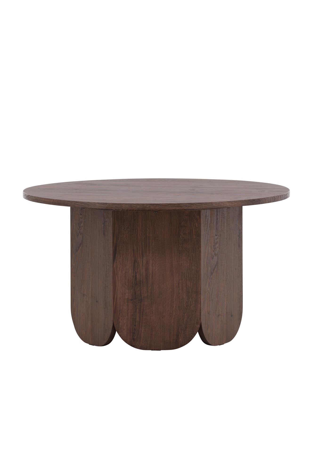 Der Tekla Sofatisch von Venture Home vereint elegantes Design und Funktionalität. In tiefem Mokka-Ton, ideal für jedes Wohnzimmer.