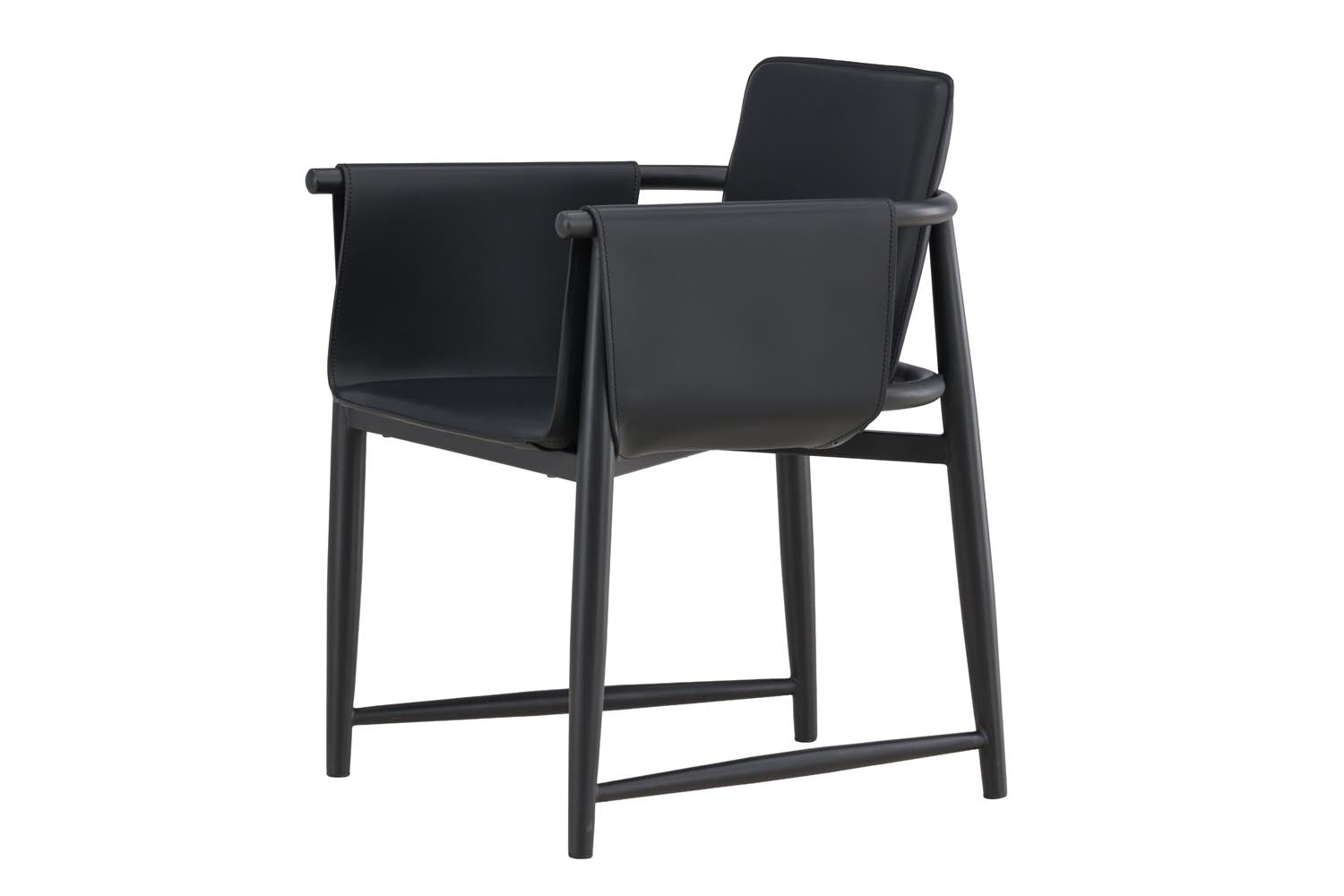 Bjäre Armlehnstuhl in Schwarz präsentiert im Onlineshop von KAQTU Design AG. Stuhl mit Armlehne ist von Vind