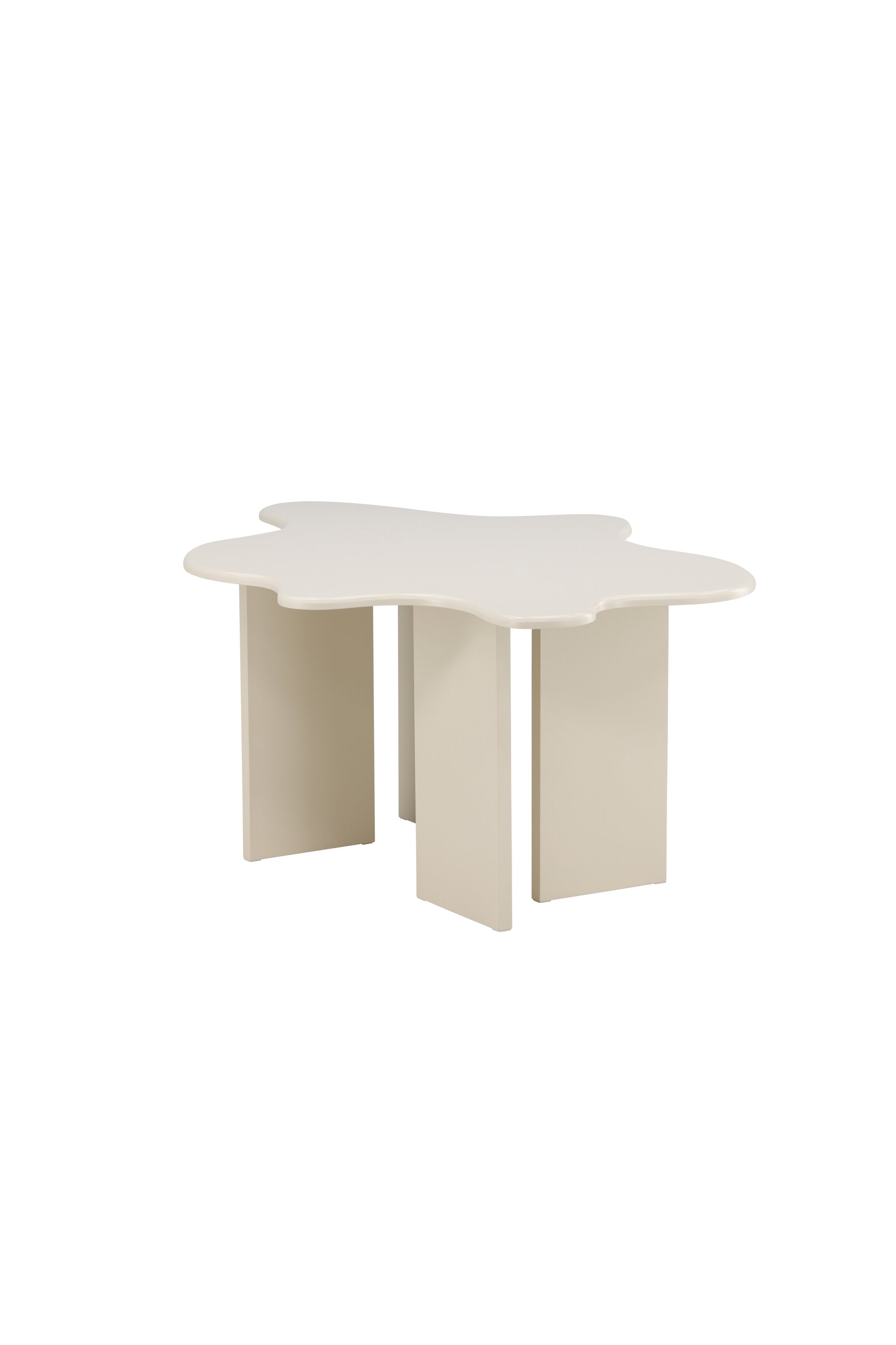 Eleganter ovaler Esstisch in zartem Beige von Vind, perfekt für einladende Essbereiche und gesellige Abende mit Freunden und Familie.