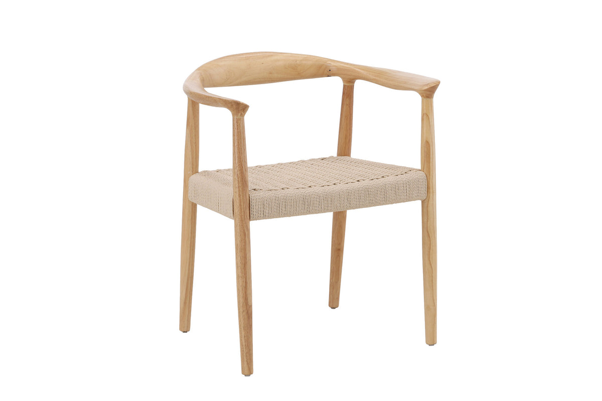 Lovön Esszimmerstuhl in Weisswäsche präsentiert im Onlineshop von KAQTU Design AG. Stuhl ist von Vind