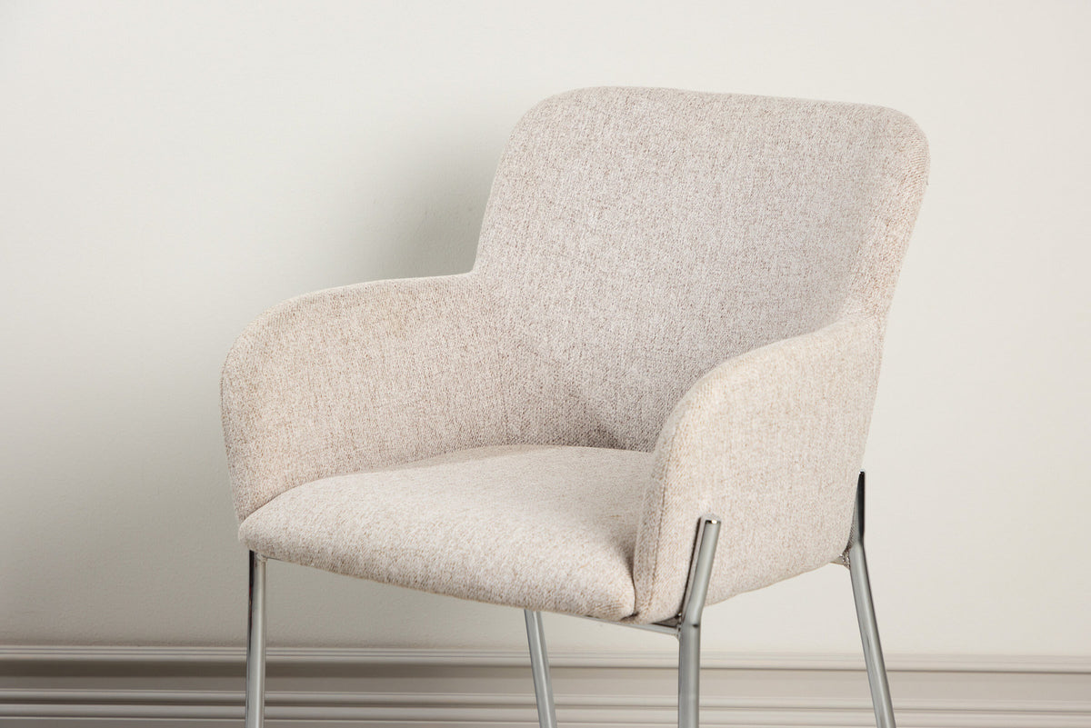 Vätö Esszimmerstuhl in Beige präsentiert im Onlineshop von KAQTU Design AG. Stuhl ist von Vind