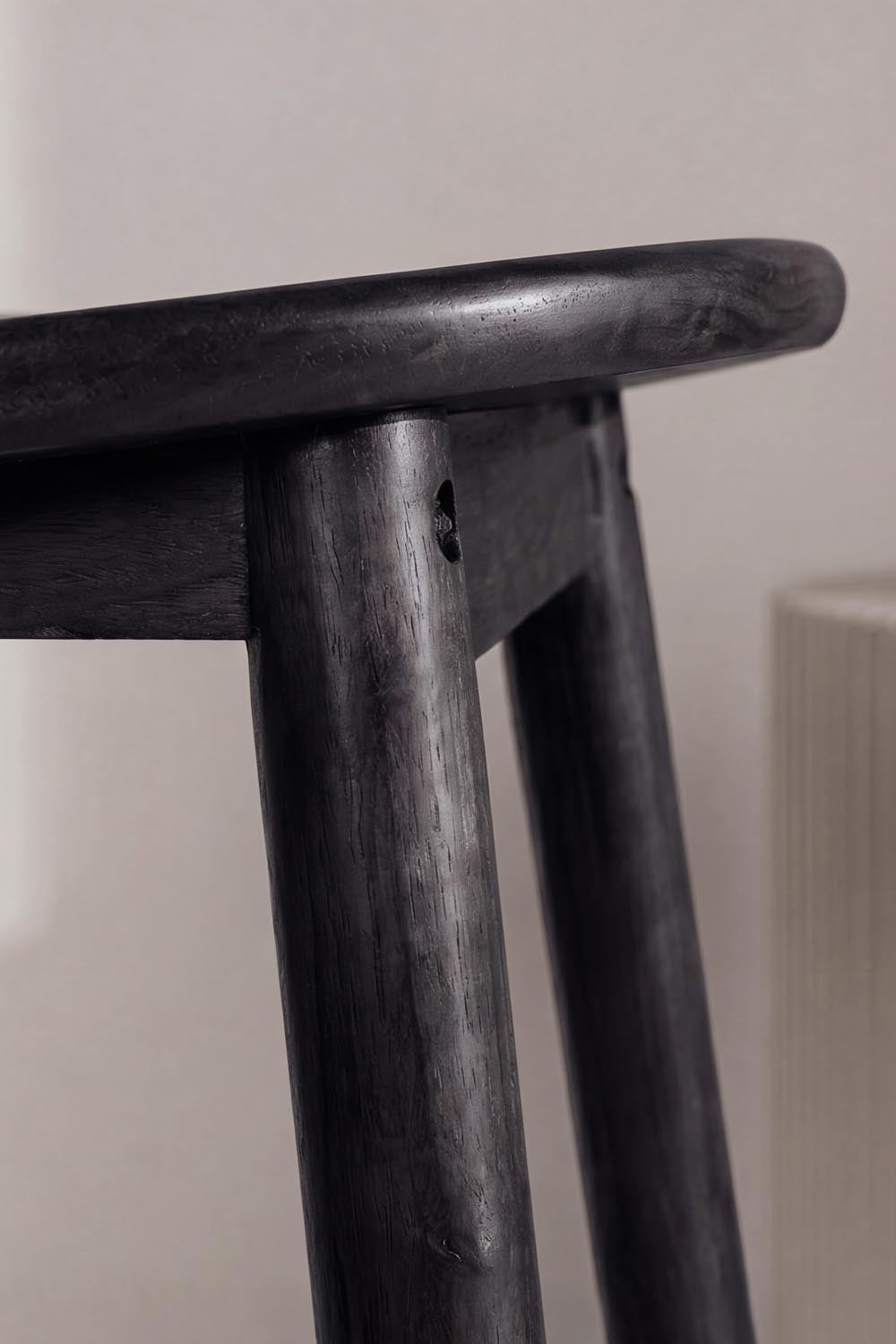 Orust Barhocker in Schwarz präsentiert im Onlineshop von KAQTU Design AG. Barstuhl ist von Vind